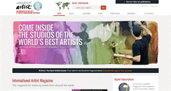 Desktop Screenshot of internationalartist.com