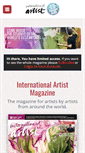 Mobile Screenshot of internationalartist.com